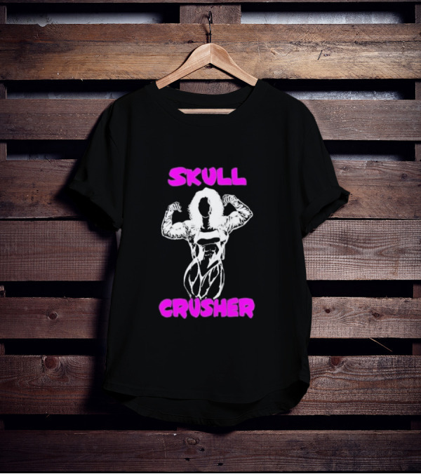 Skull Crusher Bodybuilder Flexing T-Shirt