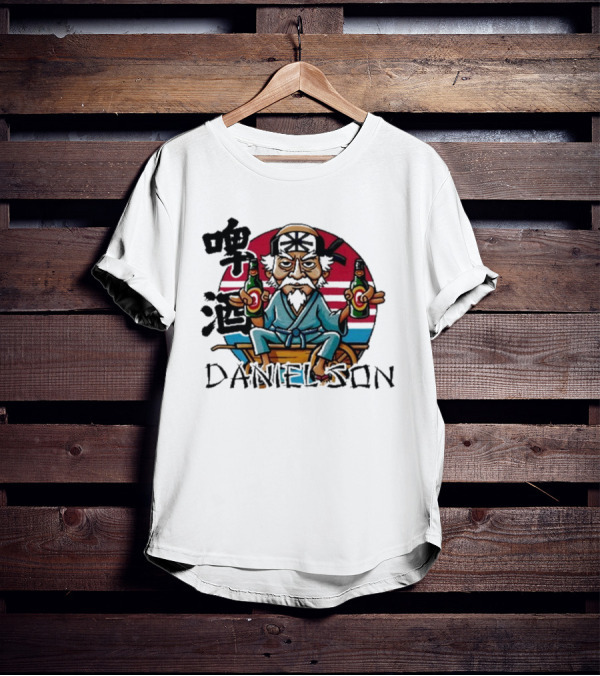 Mashtag Brady Daniel Son Parody Character Martial Arts Elder With Bottles T-Shirt
