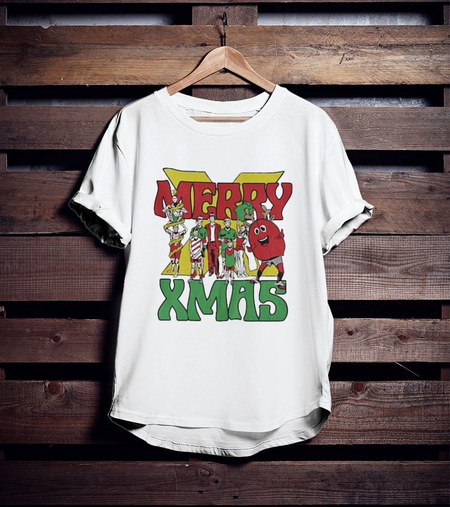 Merry Xmas X-Footy Christmas T-Shirt