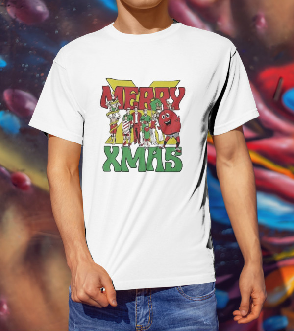 Merry Xmas X-Footy Christmas T-Shirt