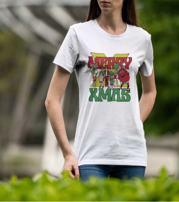 Merry Xmas X-Footy Christmas T-Shirt