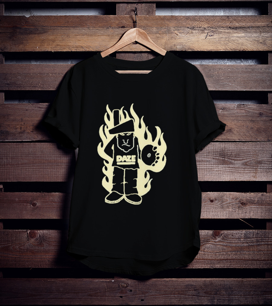 Daze Flame Vinyl Haywire For Better Or For Worse T-Shirt