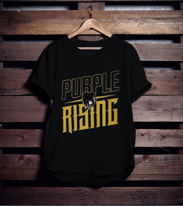 Purple Rising Baltimore Football Ravens Fans T-Shirt