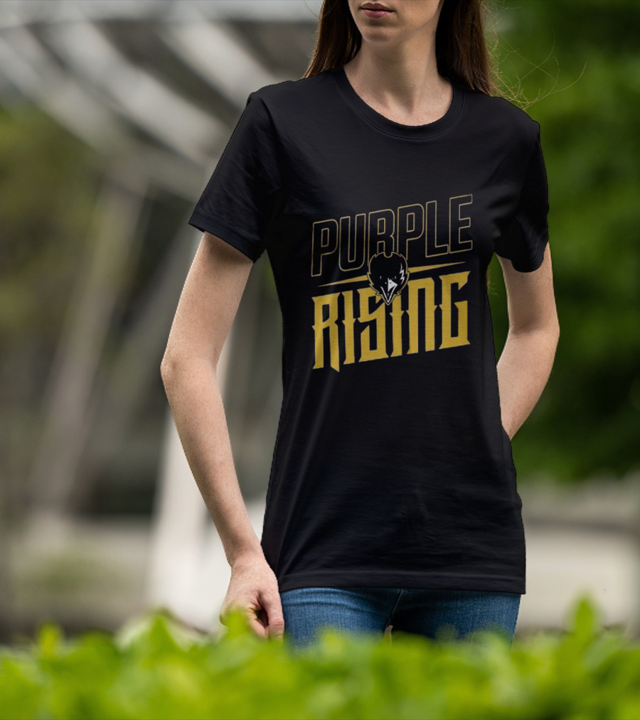 Purple Rising Baltimore Football Ravens Fans T-Shirt