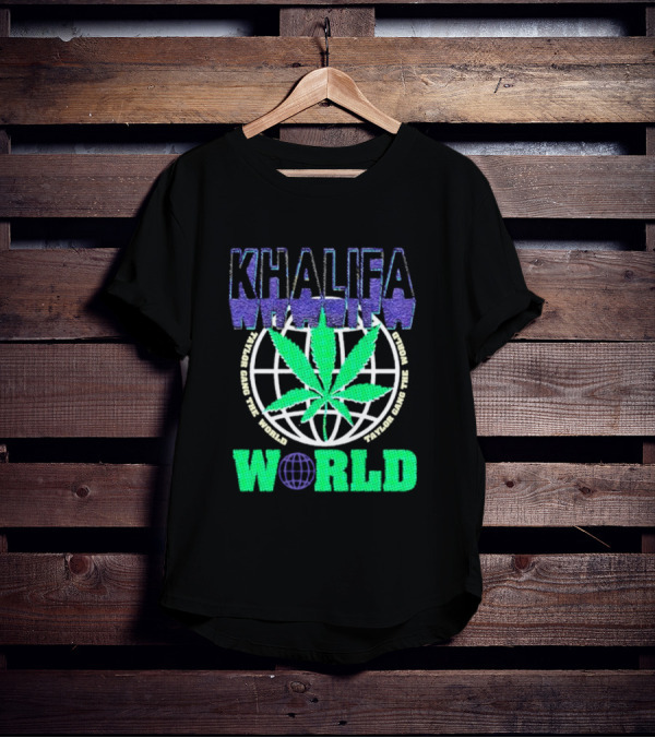 Khalifa Weed Taylor Gang The World T-Shirt