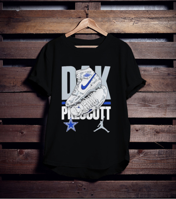 Dak Prescott Dallas Cowboys Jordan Brand Kicks Player Youth T-Shirt