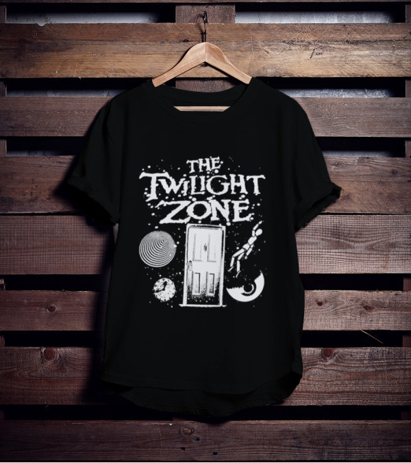 The Twilight Zone Doorway And Cosmic Elements T-Shirt