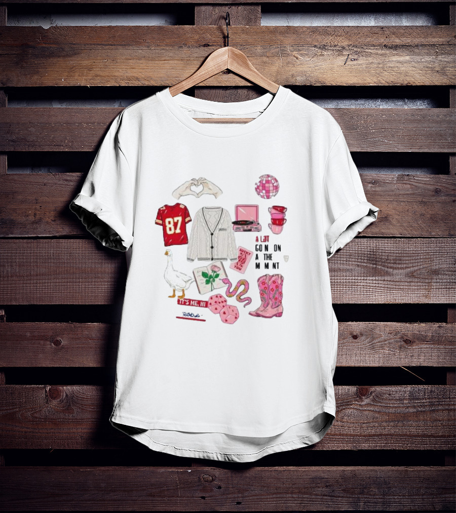 A Lot Going On At The Moment Stickers 87 It's Me Hi Snake Disco Cowboy Boots T-Shirt