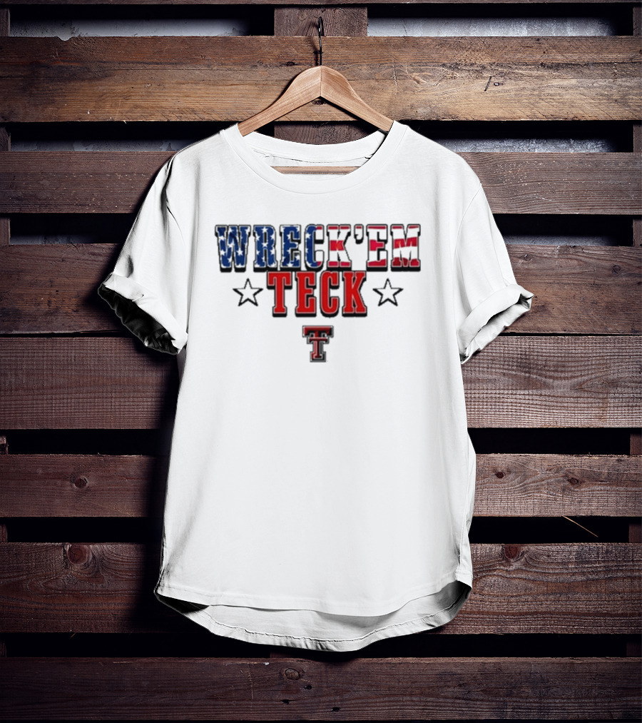 Wreck’em Tech Texas Stars TTU Sports T-Shirt