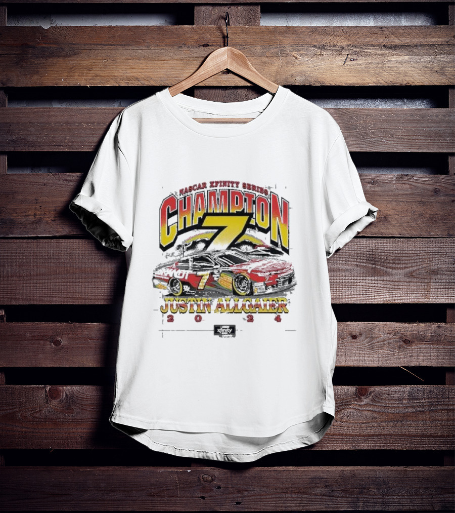 Justin Allgaier NASCAR Xfinity Series Champion T-Shirt