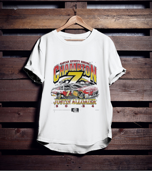 Justin Allgaier NASCAR Xfinity Series Champion T-Shirt