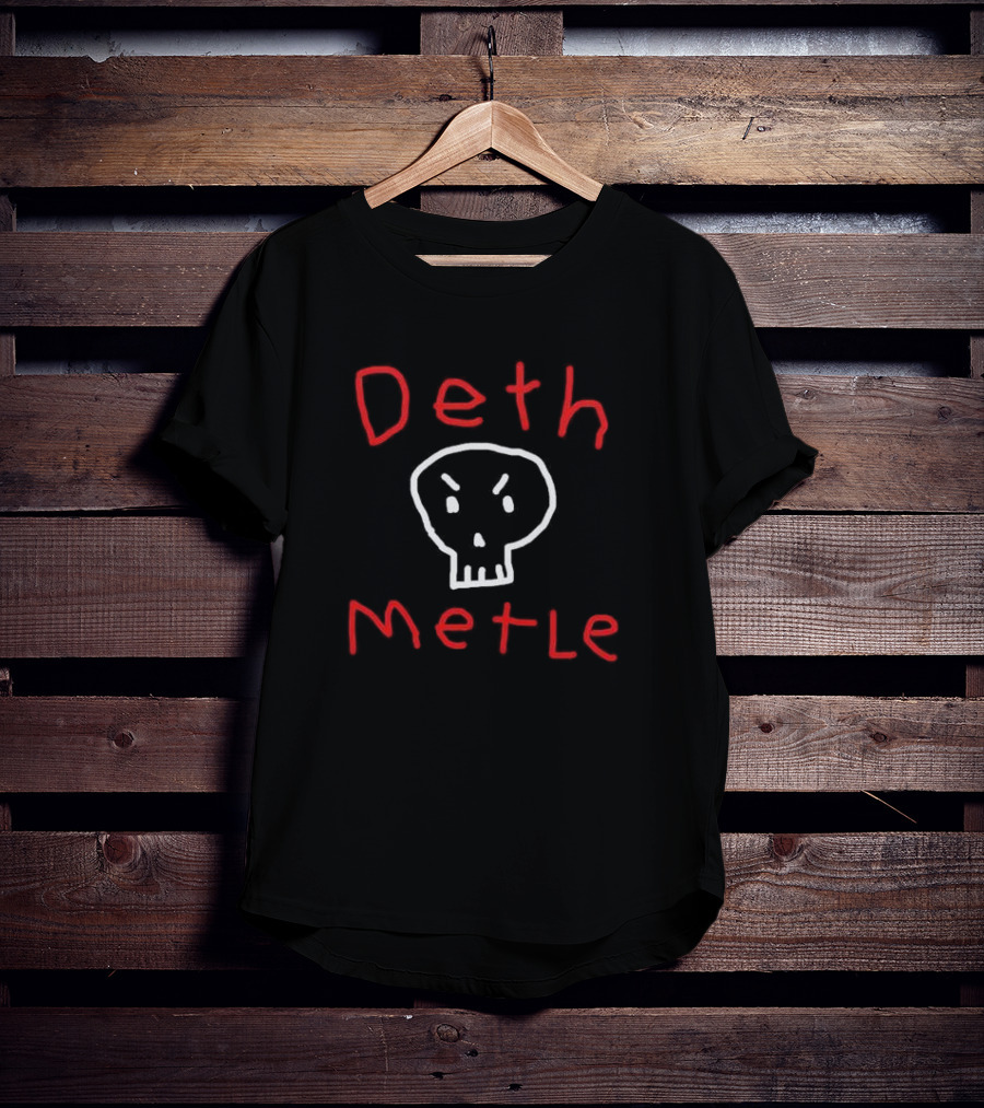 Deluxe Deth Metle Skull T-Shirt