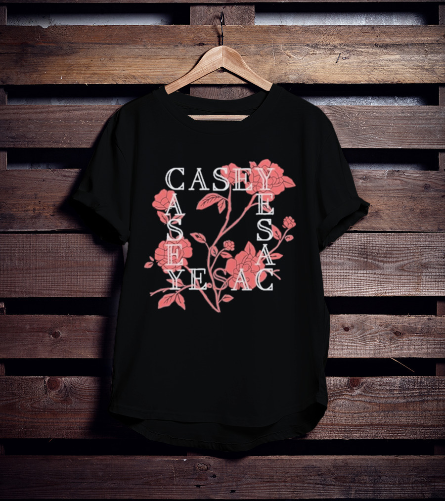 Casey The Band Where I Go When I Am Sleeping Floral Roses T-Shirt