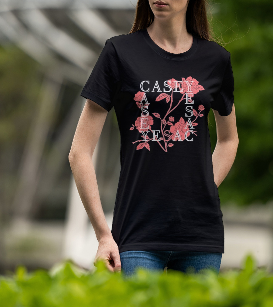 Casey The Band Where I Go When I Am Sleeping Floral Roses T-Shirt