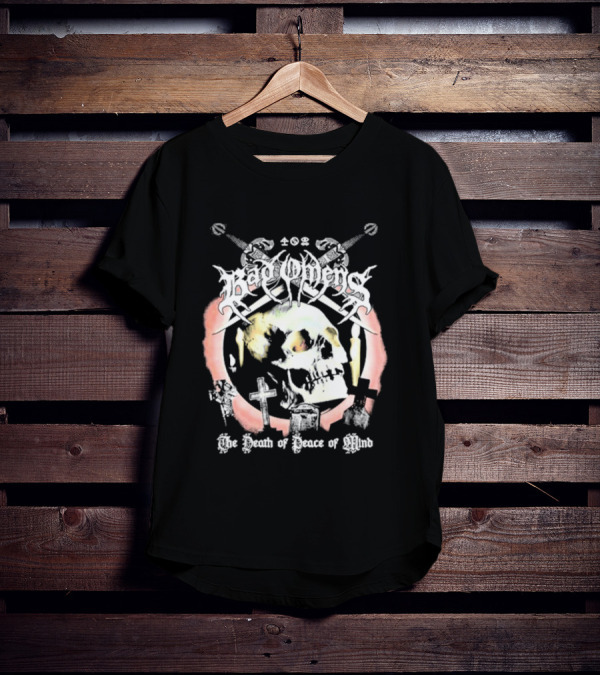 Bad Omens The Death Of Peace Of Mind Skull Cross Grave Swords T-Shirt