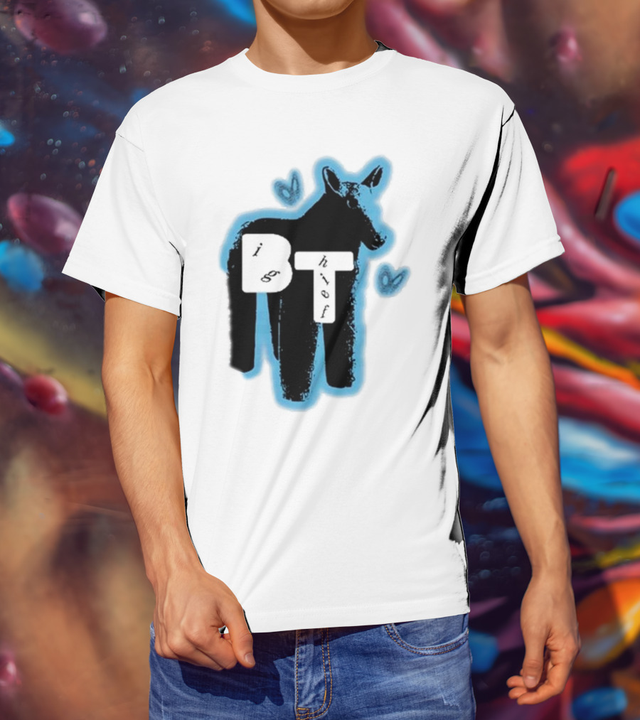 Big Thief BT Creature With Hearts T-Shirt