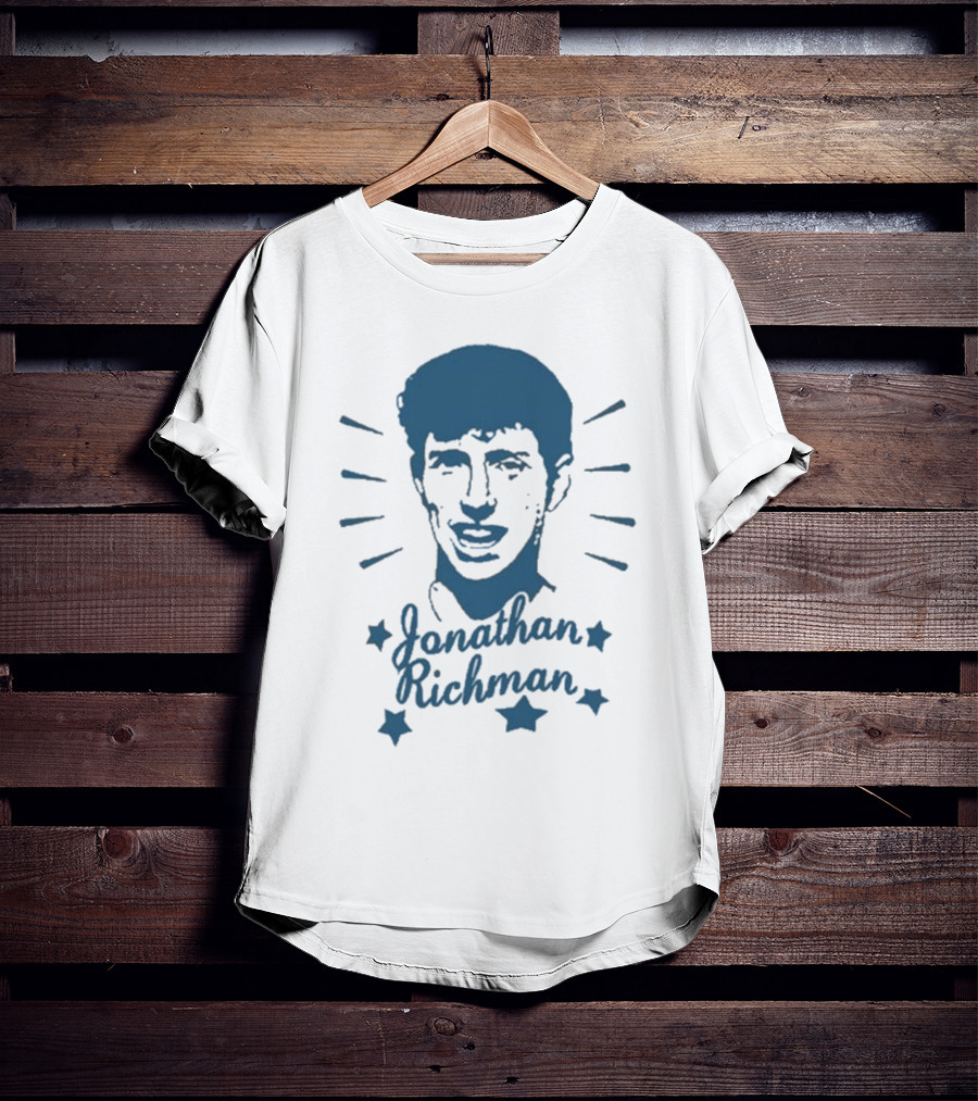 Jonathan Richman Surrounded By Stars And Radiating Light T-Shirt