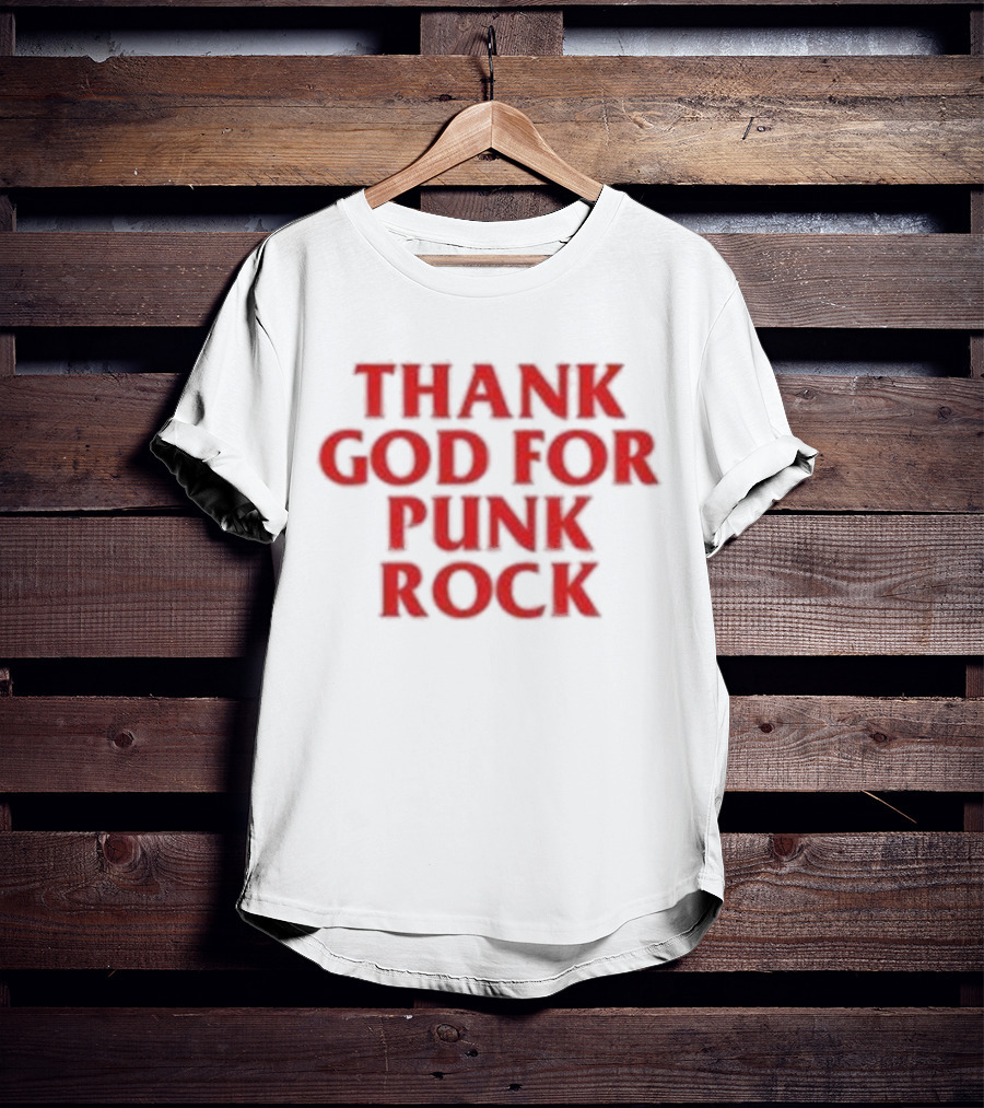 Thank God For Punk Rock Travis Barker Blink 182 T-Shirt