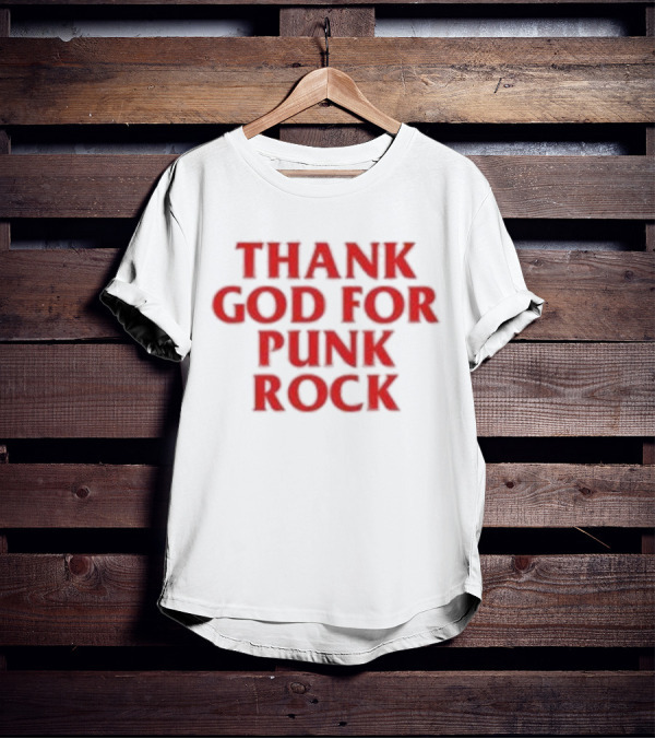 Thank God For Punk Rock Travis Barker Blink 182 T-Shirt