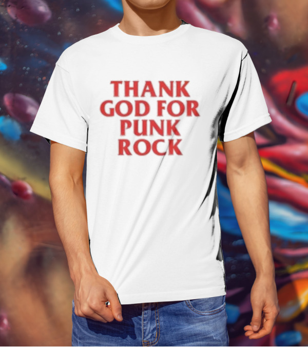 Thank God For Punk Rock Travis Barker Blink 182 T-Shirt