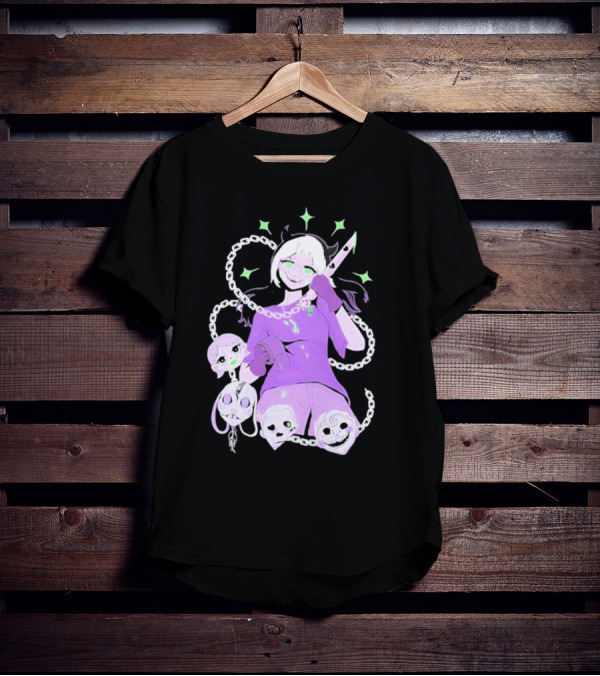 Aspen Chained Masked Figure With Chains And Masks T-Shirt