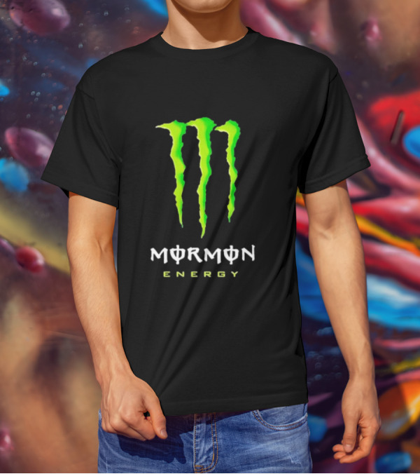Monster Mormon Energy Green Claw T-Shirt