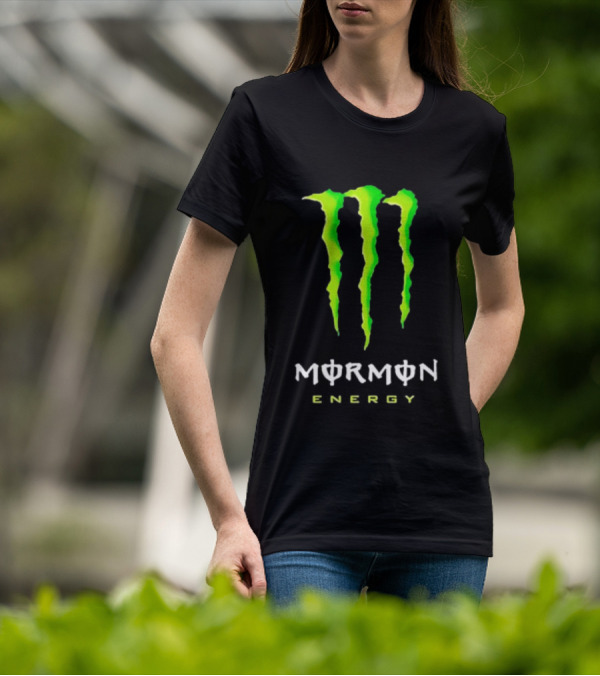 Monster Mormon Energy Green Claw T-Shirt