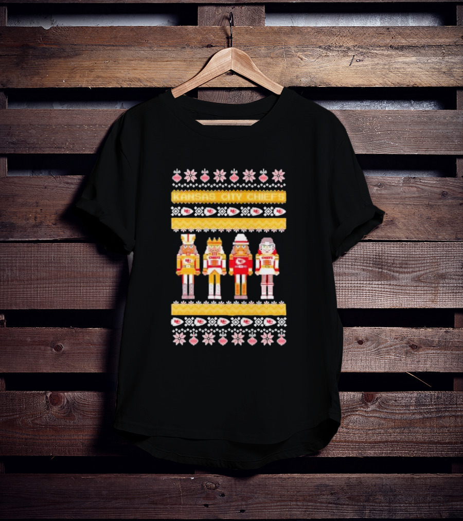 Kansas City Chiefs Nutcracker Christmas Sweater T-Shirt