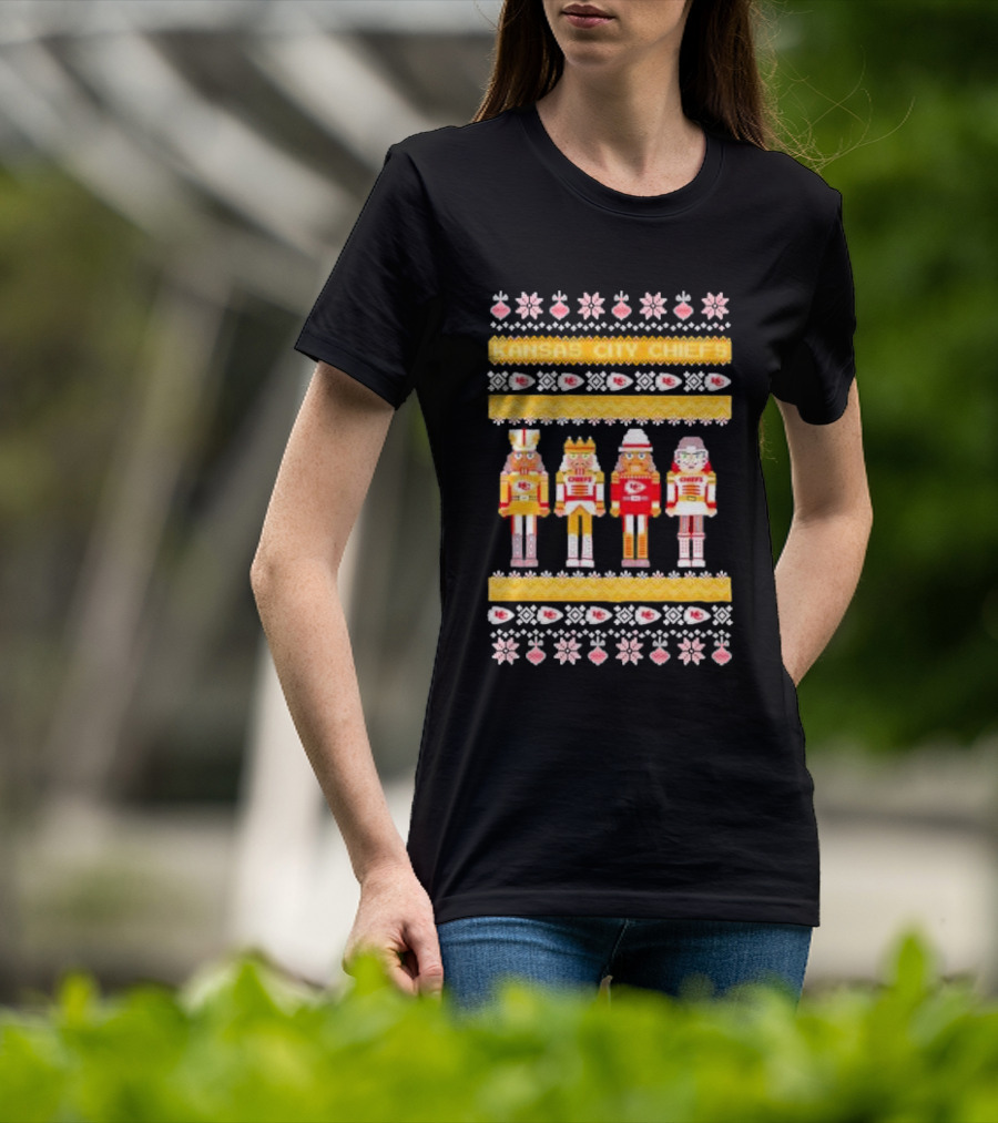 Kansas City Chiefs Nutcracker Christmas Sweater T-Shirt