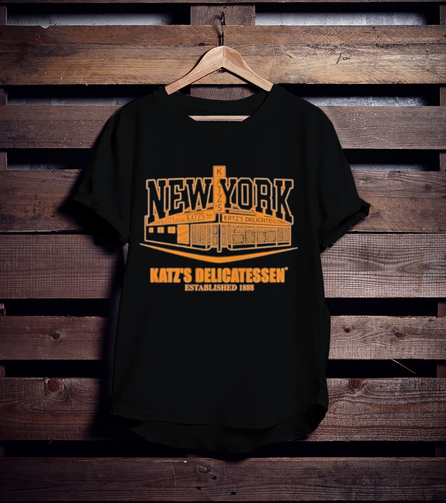 New York Knicks X Katz's Delicatessen Established 1888 Collaboration T-Shirt