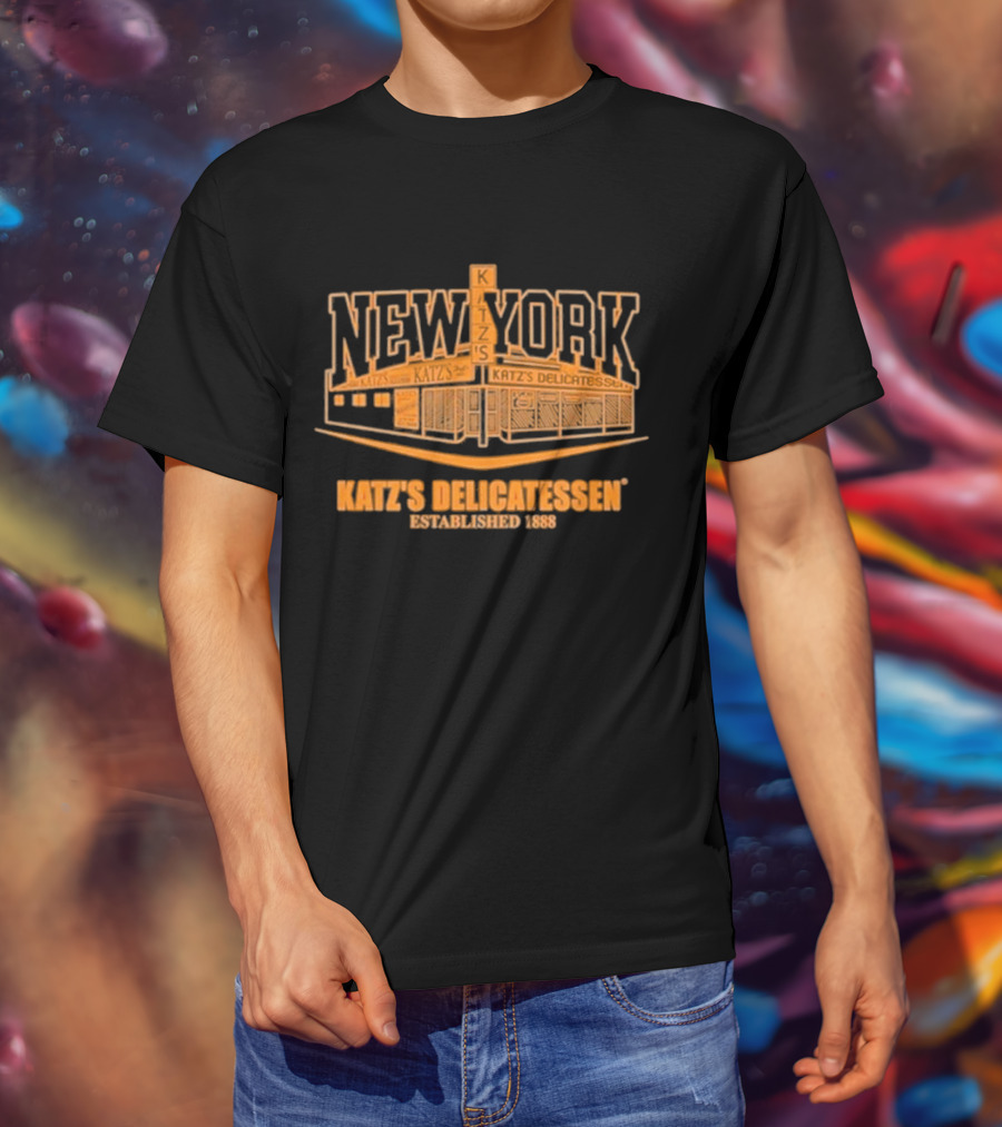 New York Knicks X Katz's Delicatessen Established 1888 Collaboration T-Shirt