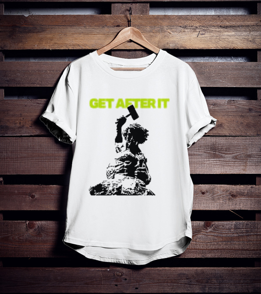 Get After It Rock Climbing Motivational Instrumentals T-Shirt