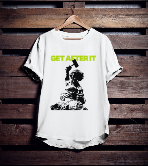 Get After It Rock Climbing Motivational Instrumentals T-Shirt