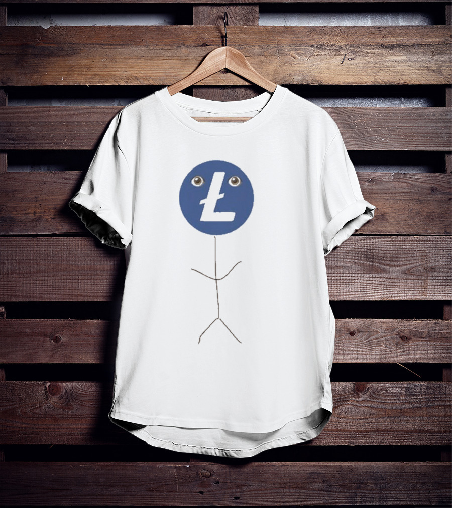 Litecoin Foundation Take The L Stick Figure T-Shirt