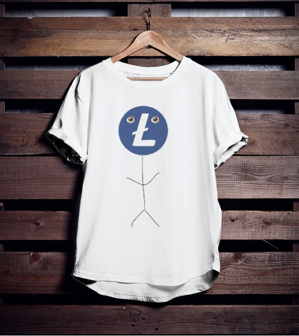 Litecoin Foundation Take The L Stick Figure T-Shirt
