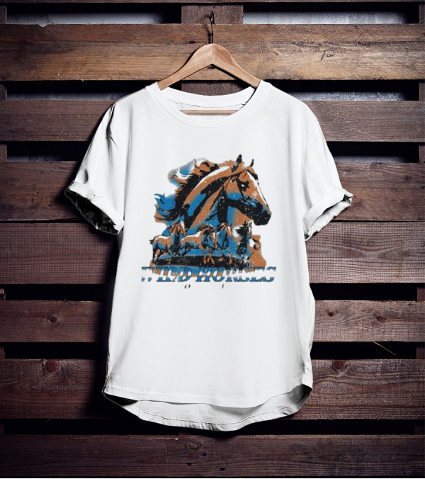 Wild Horses Born To Run Running Wild Hang Over Gang T-Shirt