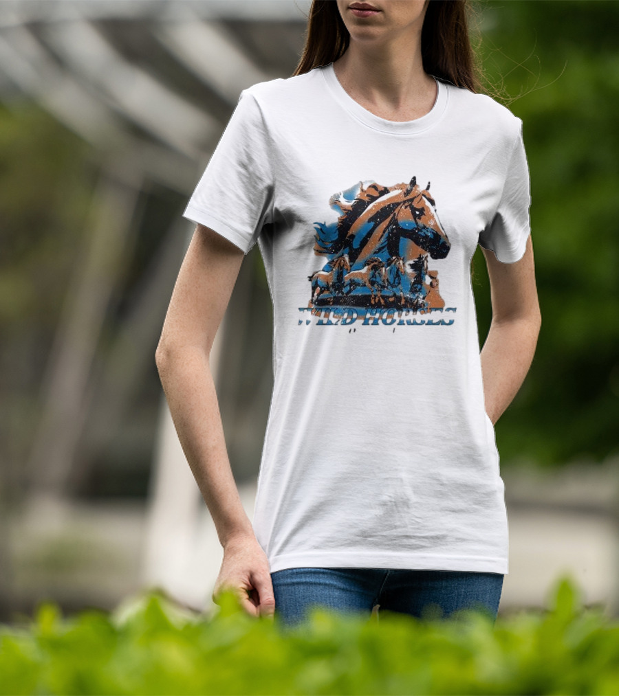 Wild Horses Born To Run Running Wild Hang Over Gang T-Shirt