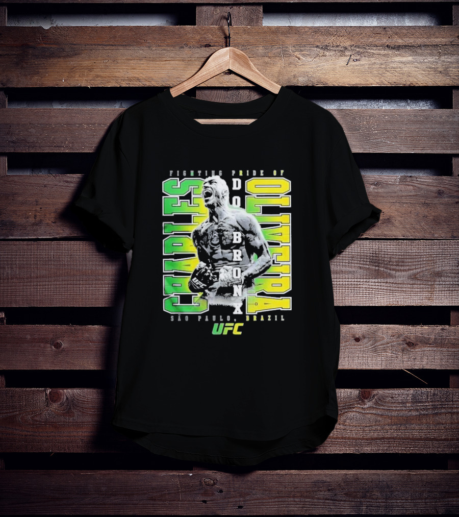 Charles Oliveira UFC Fighting Pride Of São Paulo Brazil Do Bronx T-Shirt