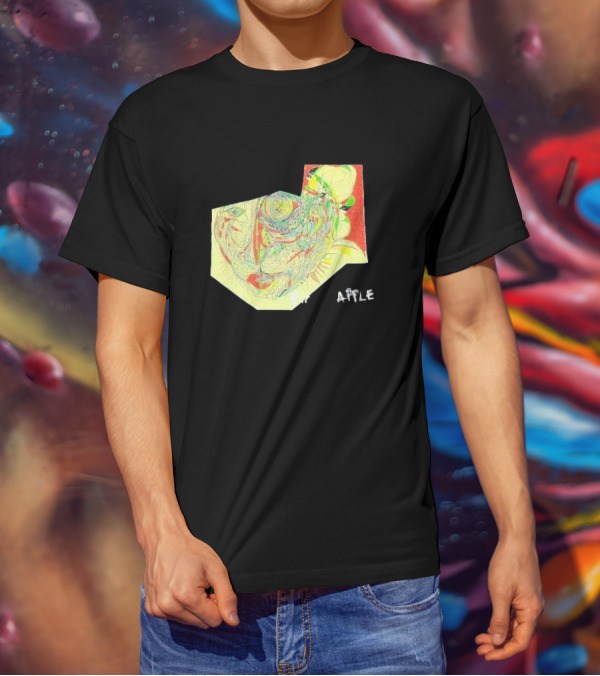 Fiona Apple The Idler Wheel Abstract Artistic Geometric Drawing Multicolored Sketch T-Shirt
