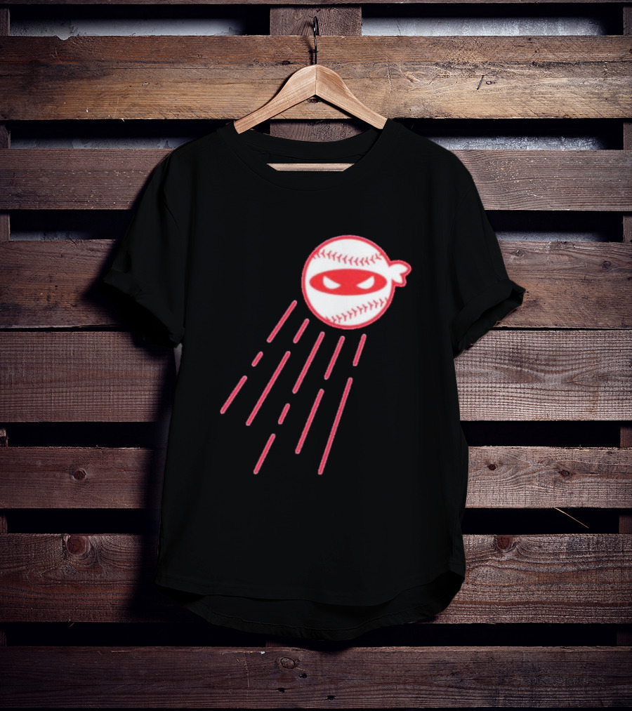 Los Angeles Dodgers Ninja Baseball Pitcher Retro T-Shirt