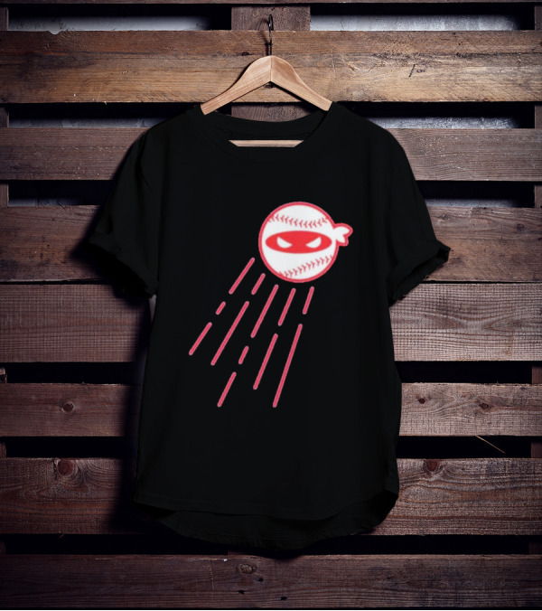 Los Angeles Dodgers Ninja Baseball Pitcher Retro T-Shirt