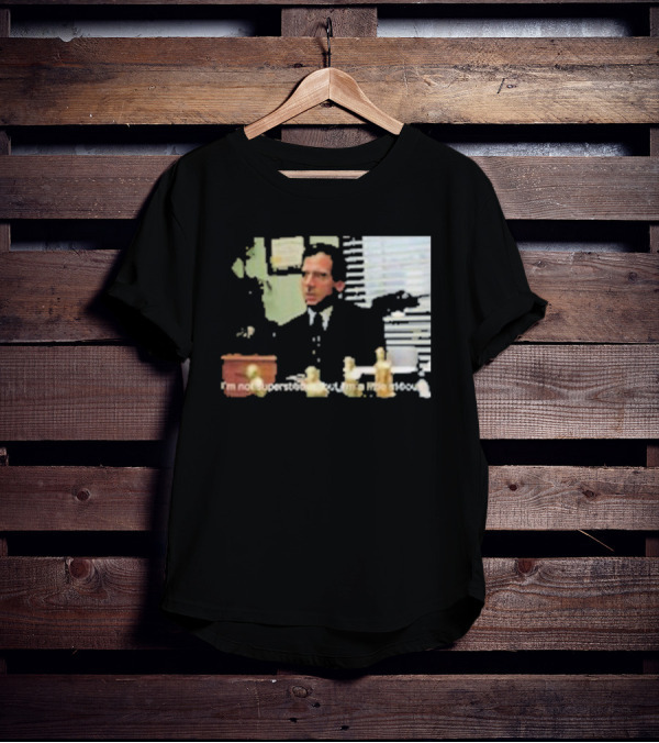 Michael Scott Office Humor I'm Not Superstitious But I'm A Little Stitious T-Shirt