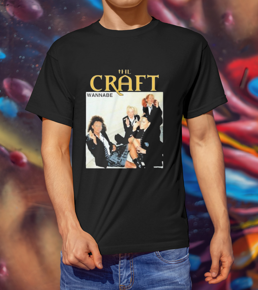 THE CRAFT WANNABE Spice Girls Parody School Girls Smoking Scene T-Shirt