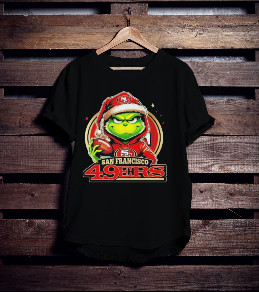 The Grinch San Francisco 49ers Football Mashup T-Shirt