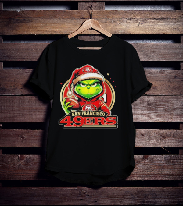 The Grinch San Francisco 49ers Football Mashup T-Shirt
