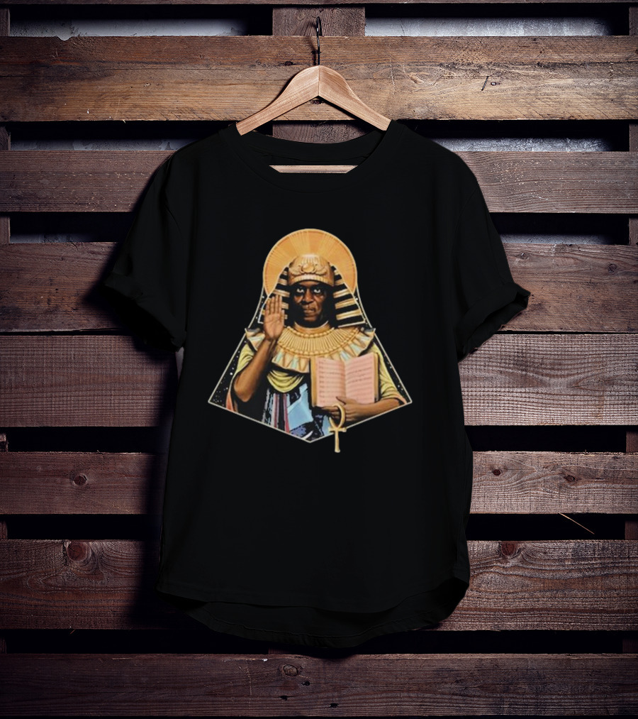 The Jazz Estate Saint Sun Ra Pharaoh Ankh Book Image T-Shirt