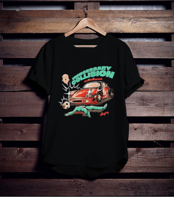 Yu Yu Hakusho Unnecessary Collision Bold Impact Allegory T-Shirt