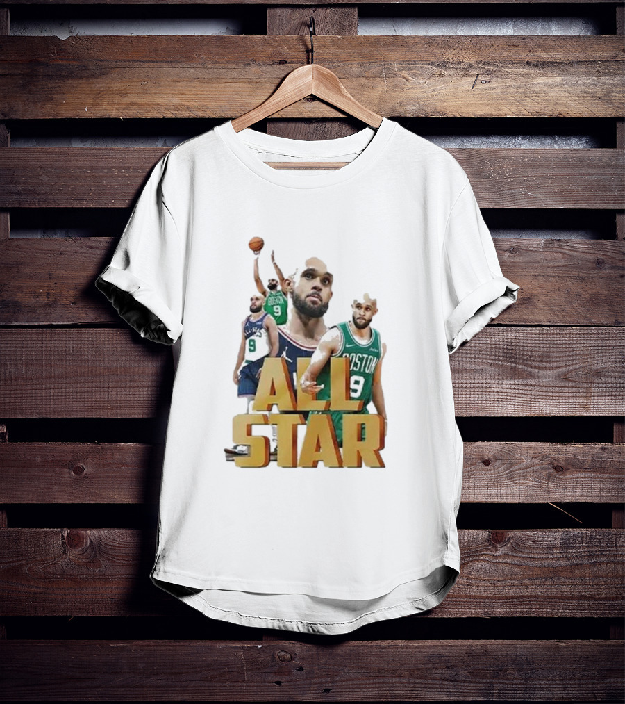 Boston Celtics Derrick White All-Star Player Portrait Collection T-Shirt