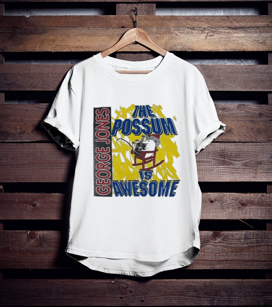 George Jones The Possum Is Awesome Rockin Chair T-Shirt