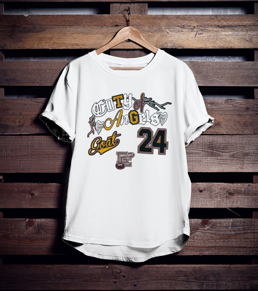 Goat Crew City Of Angels 24 Kobe Bryant Los Angeles T-Shirt